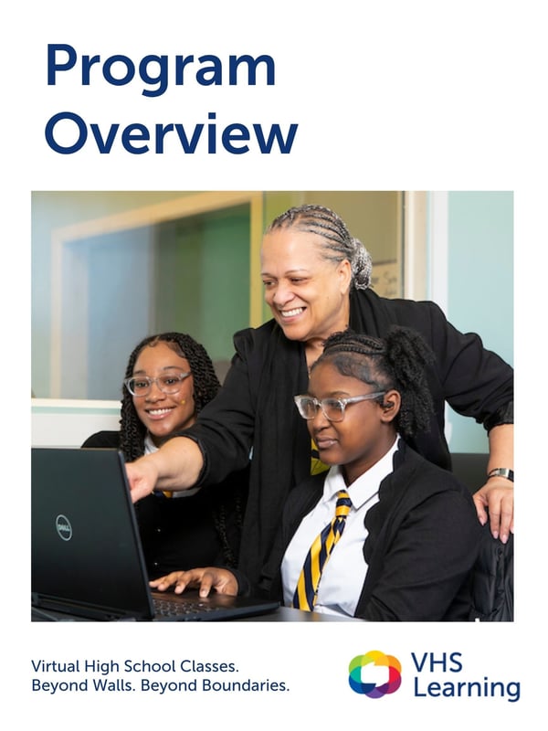 first page of online brochure